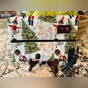 NWT Makeup Junkie Bag - Lay Flat - NUTCRACKER- Size MEDIUM